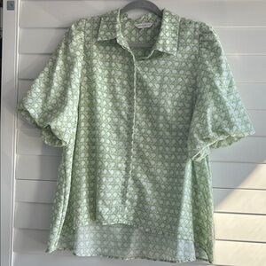 Crown & Ivy Button Down Blouse